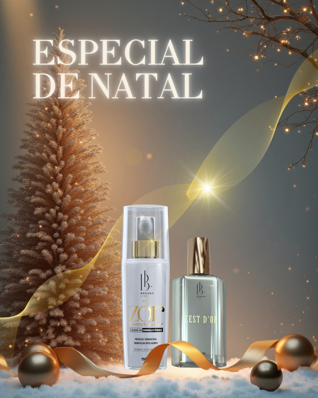 Leave-in Obrigatório Zor + Perfume Capilar Zest D´or