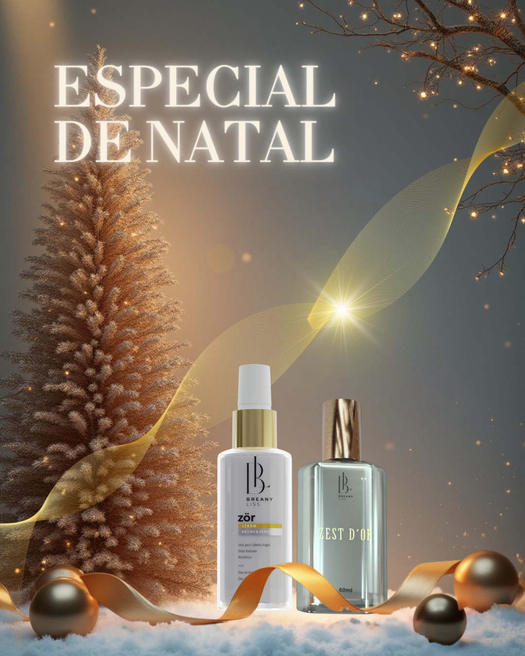 Serúm Zor  +  Perfume Capilar Zest D´or